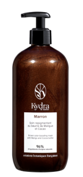 Kydra Le Salon Brown Color Boosting Mask with mango butter and cocoa Маска оттеночная «Коричневый» 500 мл Kydra Le Salon Brown Color Boosting Mask with mango butter and cocoa Маска оттеночная «Коричневый» 500 мл