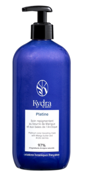 Kydra Le Salon Platinum Color Boosting Mask with mango butter and arctic berries Маска оттеночная «Платиновый» 500 мл  Kydra Le Salon Platinum Color Boosting Mask with mango butter and arctic berries Маска оттеночная «Платиновый» 500 мл