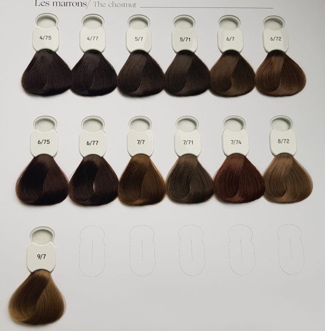 Kydra Botanique Ammonia-free Hair Color 4/77 Intense Chestnut Brown (Интенсивный каштановый шатен) Крем-краска для волос без аммиака на основе растительных пигментов 60мл