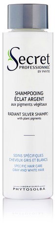 Secret Professionnel Radiant Silver Shampoo Шампунь для блондинок с растительными оттеночными пигментами 200 мл